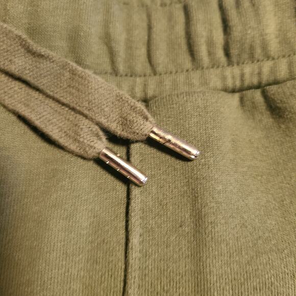 Juicy Culture Womens Army Green Track Pants Size Medium Wide Leg Sweatpants Y2K - Picture 3 of 10